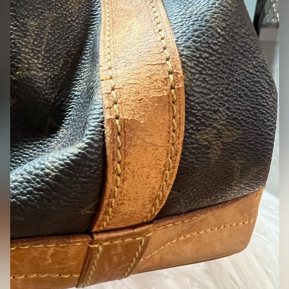 🤎Louis Vuitton🤎 AUTHENTICATED Vintage Monogram GM Noe Drawstring Bag COA - Picture 8 of 15